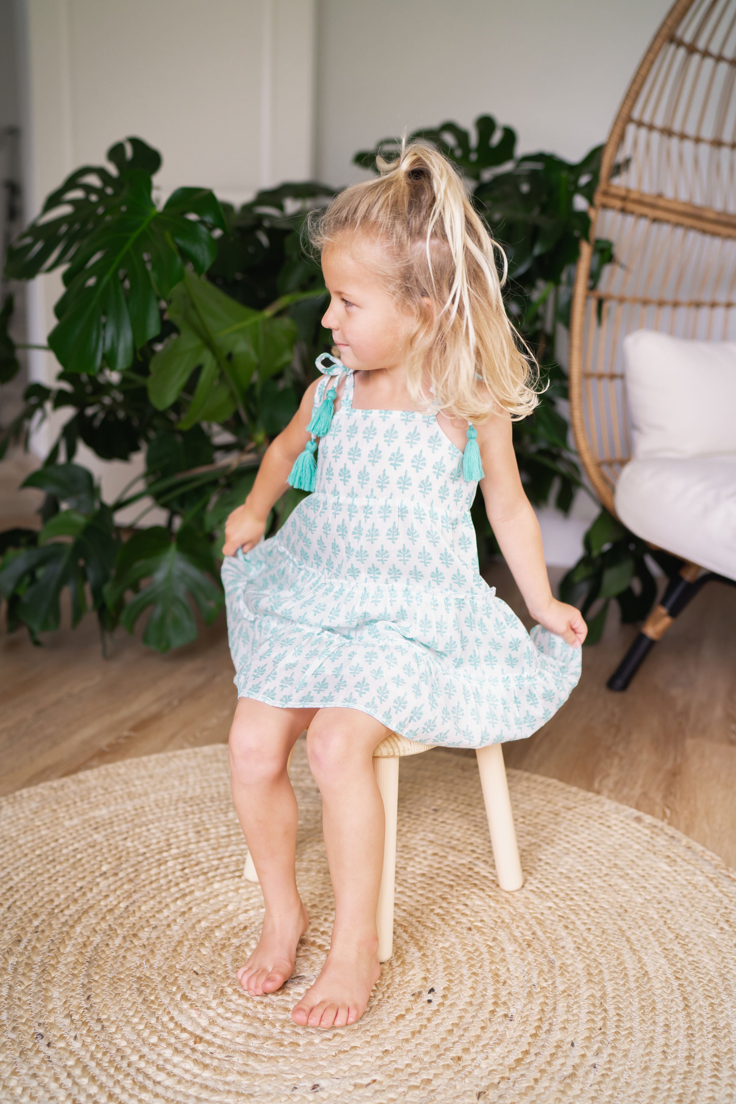 Bella Tassel Tie Sundress