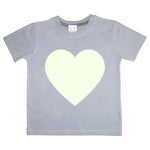 Load image into Gallery viewer, Glow Up T-shirt (Grey Heart)
