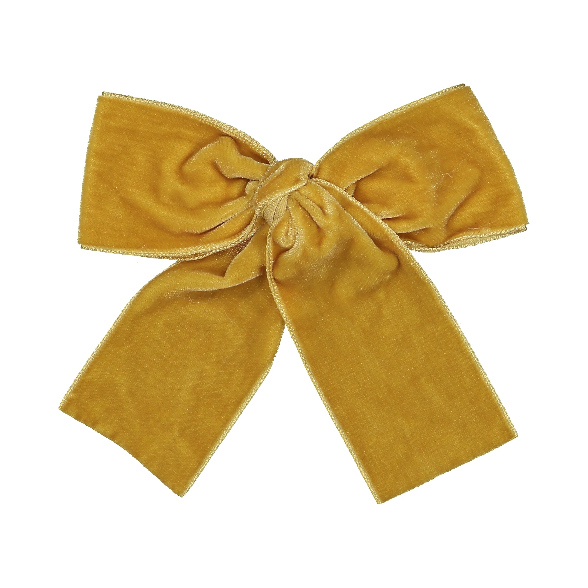 Velvet Bows (Mustard)