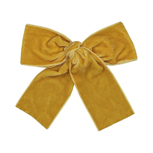 Velvet Bows (Mustard)